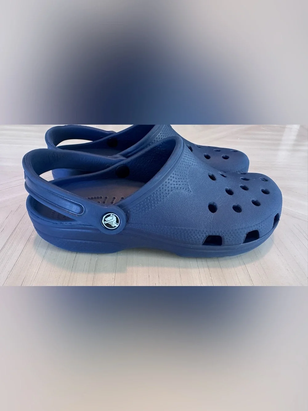 Vintage OG Crocs Classic Clogs Navy Blue Original 100% Croslite- M8/9 W10/11
